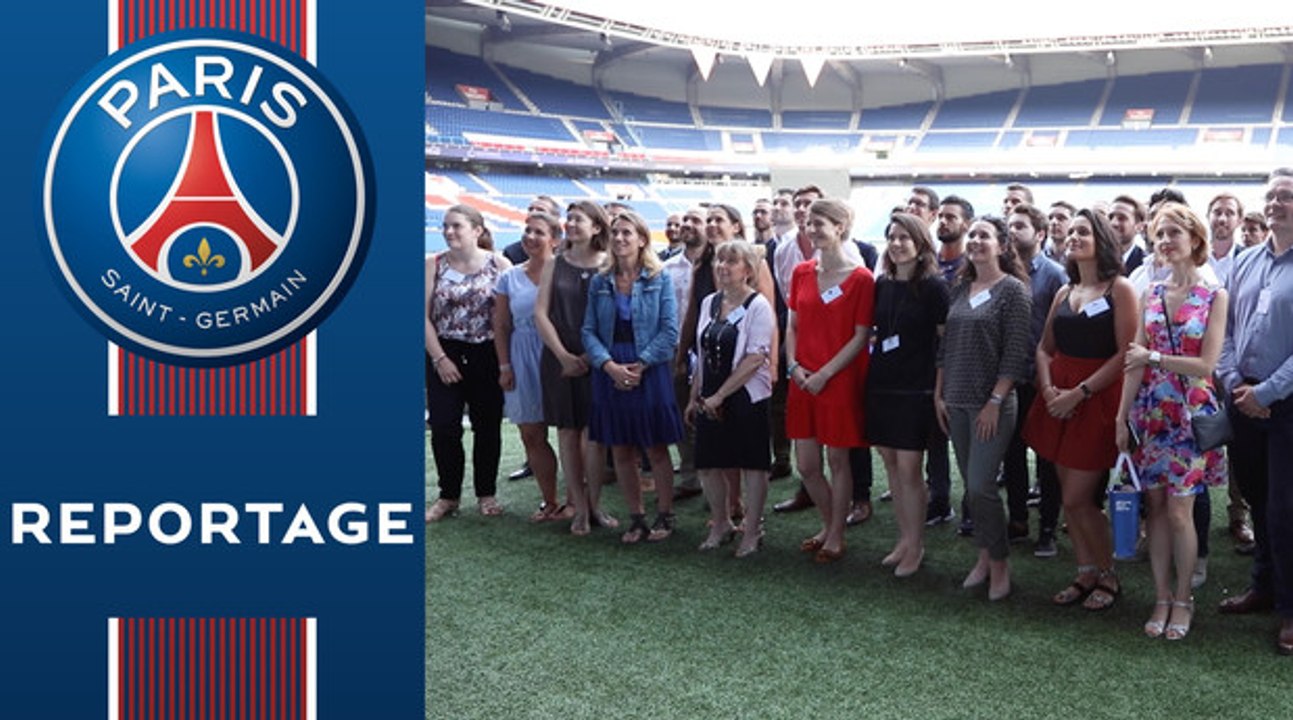 Les partenaires réunis au Parc des Princes
