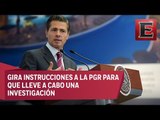 Peña Nieto rechaza espionaje a periodistas y activistas