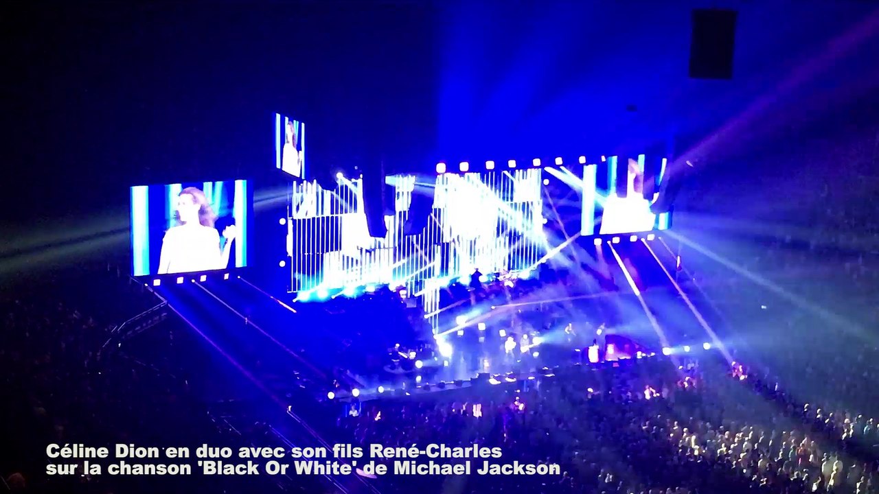 Céline Dion en duo avec son fils René-Charles sur la chanson 'Black Or White' de Michael Jackson