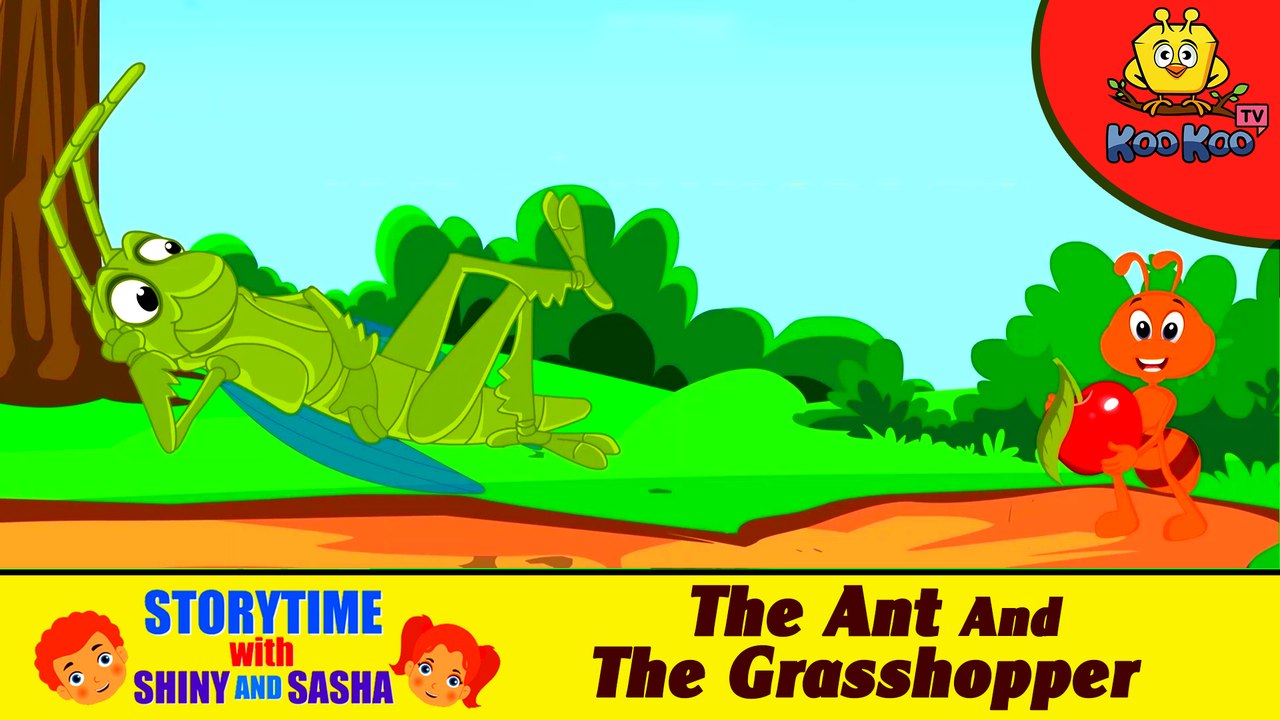 The Ant and The Grasshopper | Kids Learning Stories | Story With Moral | Animated children Stories