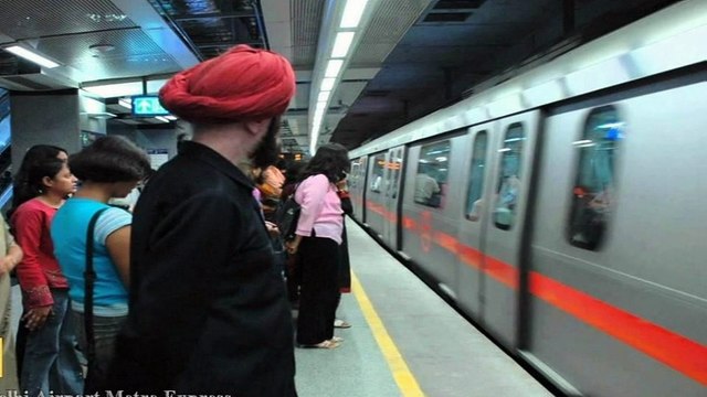 Delhi Airport Metro Express (DAME) - New Delhi India.