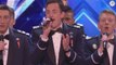 In The Stairwell : Handsome Air Force Academy Singers  | America's Got Talent 2017  | Drag Me Down