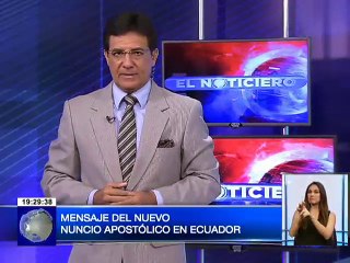 Nuevo nuncio apostólico en Ecuador Andrés Carrascosa envió un mensaje de agradecimiento