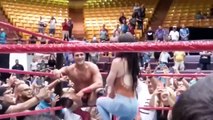 WWE Star Paige proposes & Kisses