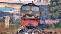 Dhaka Bound Chattala Express Entering Kamlapur Railway Station in 4K