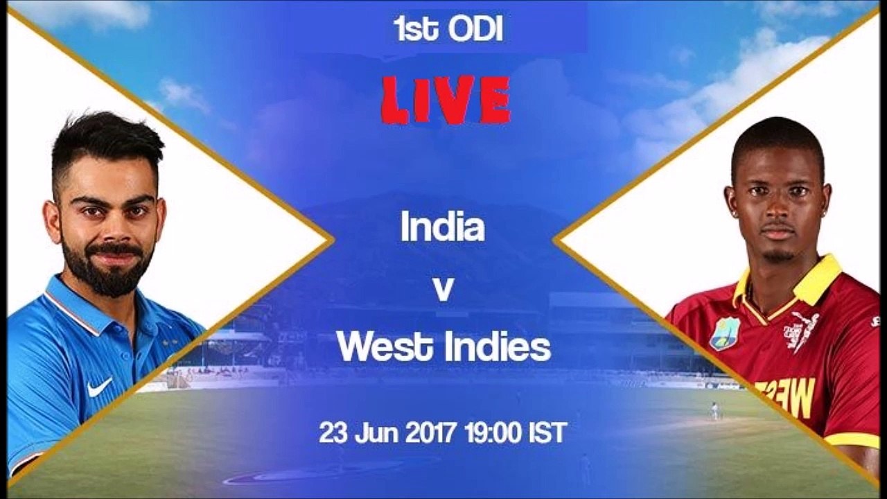 West Indies v India 1st ODI LIVE STREAMING