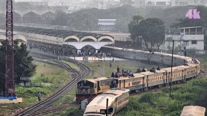 Bharamaputra Express Train Of Bangladesh Railway Left Kamlapur Railway Station