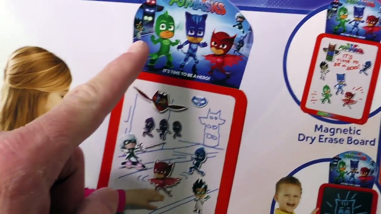 PJ Masks 3 In 1 Magnetic Activity Easel ! || Toy Review || Konas2002