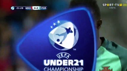 0-2 Bruma Amazing Goal HD - Macedonia U21 vs Portugal U21 23.06.2017 - Euro U21 HD
