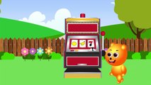 Gummy Bear learn colors play doh ice cream  Surprise Eggs Play Doh Nursery Rhymes