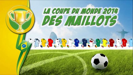 Les 32 maillots du Mondial 2014 de football