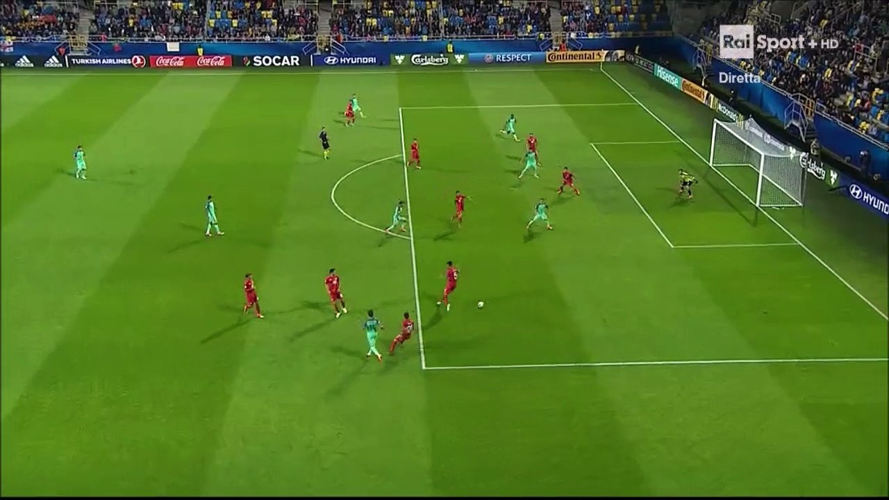 1-3 Daniel Podence Goal UEFA  Euro U21  Group B - 23.06.2017 Macedonia FYR U21 1-3 Portugal U21