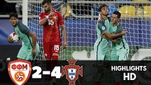 FYR Macedonia U21 2-4 Portugal U21 | All Goal & Highlights | 23.6.2017 EURO U21