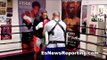 boxing champ Demetrius Andrade Working Out EsNews