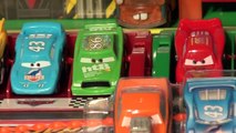 Pixar Cars Lightning McQueen, Riplash Racers with Funny Car Mater and Snot Rod in a Champi