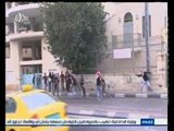 #غرفة_الأخبار | اشتباكات بين متظاهرين فلسطينيين وجنود الاحتلال في مسيرة في رام الله