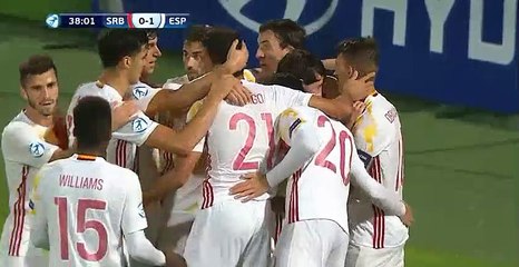 Serbia U-21 vs Spain U-21 0-1 ~ Goal & Highlights