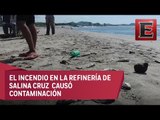 Culpan a Pemex de la muerte de peces en la Bahía la Ventonsa, Oaxaca