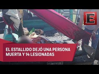 ÚLTIMA HORA: Explota en Edomex camioneta que transportaba pirotecnia