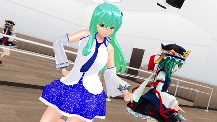【東方MMD】東風谷早苗・四季映姫で「Girls」【紳士向け】