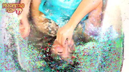 TINA DE GLITTER challenge | Extra Palomitas Flow | Sonny Batits | diamantina brillantina