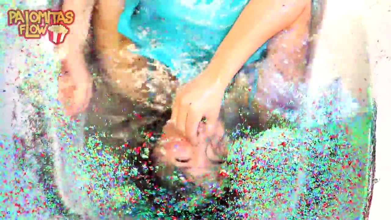 TINA DE GLITTER challenge | Extra Palomitas Flow | Sonny Batits | diamantina brillantina