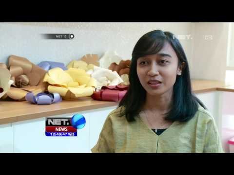Seni Membentuk Bunga Kertas - NET12