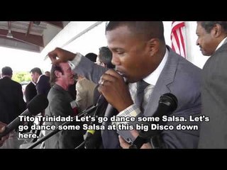 Oscar De La Hoya & Tito After Being Inducted To HOF