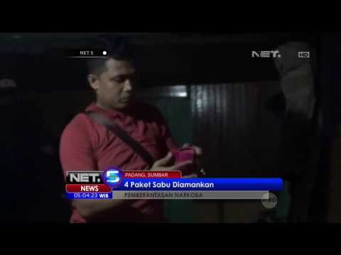 Polisi Polresta Padang Gerebek Rumah Bandar Narkoba - NET5