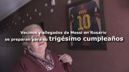 Rosario se prepara para el cumpleaños 30 de Messi-.