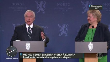 Michel Temer está a caminho do Brasil após viagem à Europa