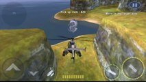 Androïde bataille canonnière hélicoptère Jeu 3D