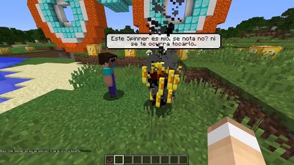 NOOB VS SPINNER DE LAVA GIGANTE! MINECRAFT TROLL+ ROLEPLAY