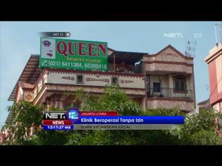 Klinik Kecantikan Ilegal di Jakarta Utara Disegel Polisi - NET12