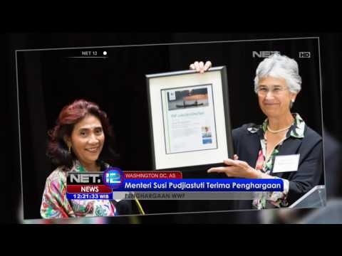 Menteri Susi Pudjiastuti Terima Penghargaan WWF di Washington DC - NET12
