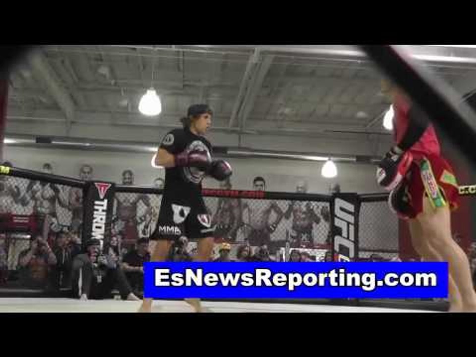 MMA Star Urijah Faber Showing His Boxing Skills -  EsNews
