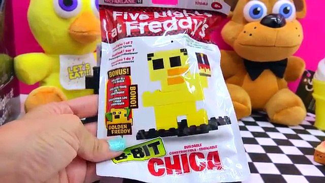 FNAF 8-Bit Figures | Five Nights at Freddys Toy Review | McFarlane Toys LEGO compatible F