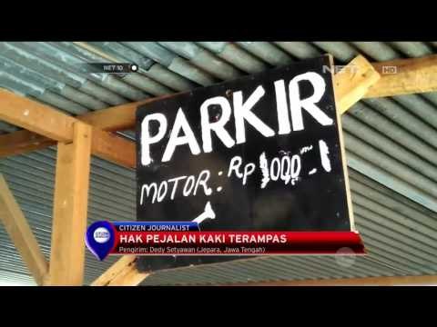 Alih Fungsi Trotoar Jadi Lahan Parkir - NET 10