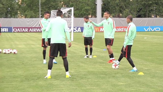 VIRAL: Sepakbola: Ronaldo Berlatih Jelang Lawan Selandia Baru