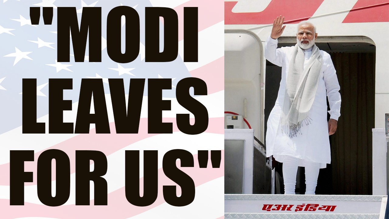 PM Modi Leaves for US; will meet Trump, American CEOs | Oneindia News