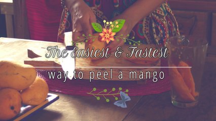 The Fastest and Coolest Way to Peel a Mango