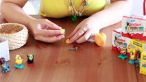 Oyuncak Kepçe Kinder Minyonlar Sürpriz Yumurta Açma Oyunu - Oyuncak Traktörlü Yumurta Açma