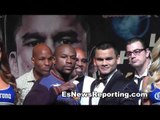 mayweather vs maidana who won the faceoff - EsNews Boxing