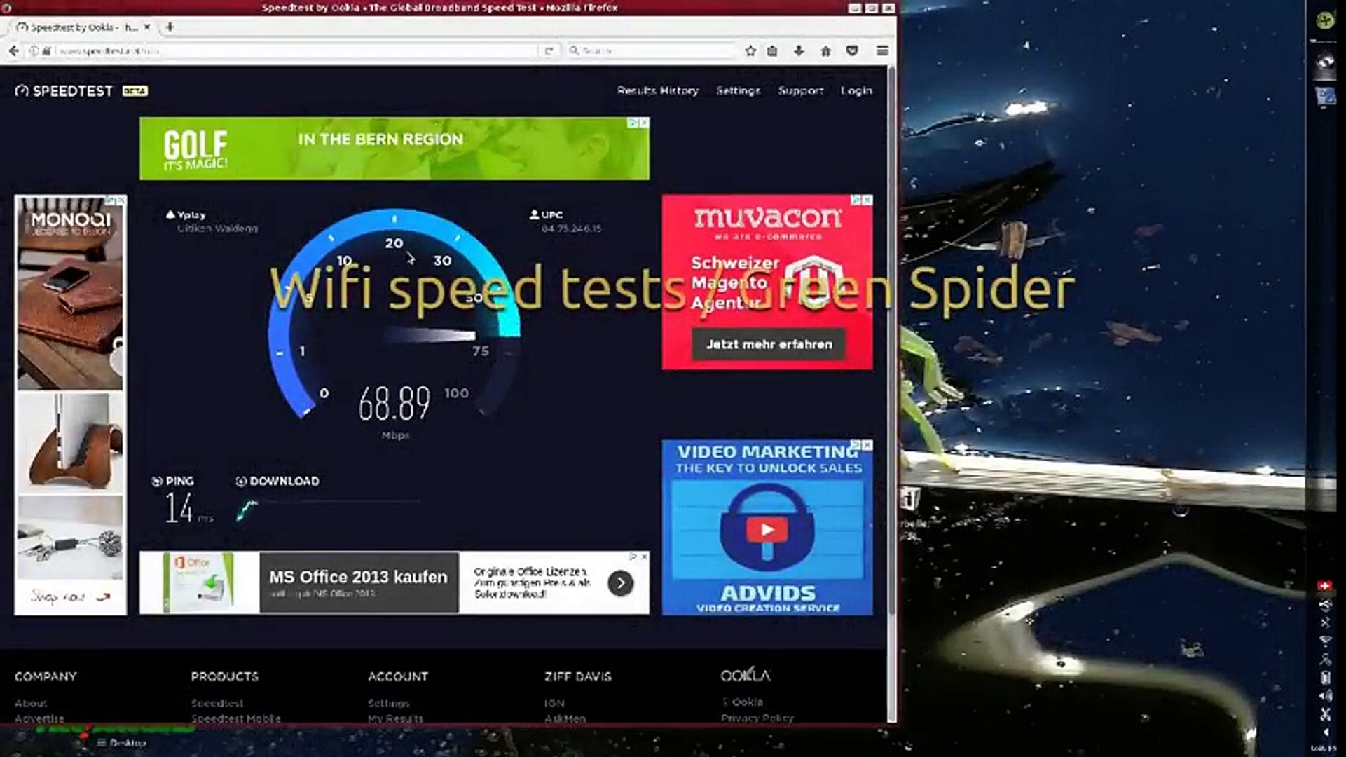 ⁣Free-Solutions OS wifi speed tests