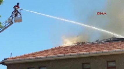 Çorum Osmancık'ta Korkutan Yangın