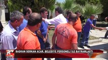 Başkan Serkan Acar, Belediye Personeli İle Bayramlaştı
