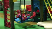Dinosaurio largo hombre araña juguetes juguete juguetes de Superman Spiderman juguetes terroristas 공룡 스파이더 맨 vs LA