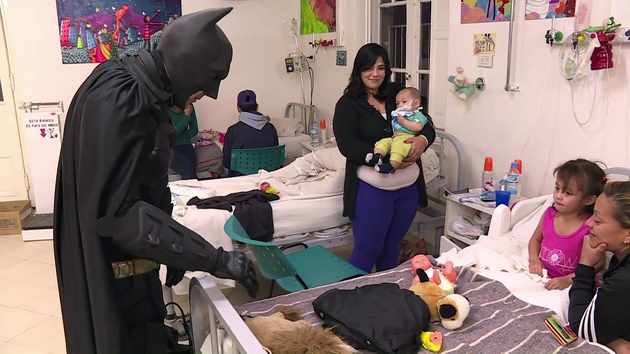Argentinischer batman: held der kranken kinder