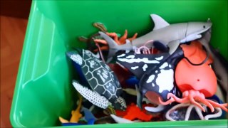 Shark Toys Kids Toy Box Sea Animals Toy Whales sea turtlesd