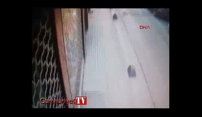 Bakırköy'deki patlama anı kamerada